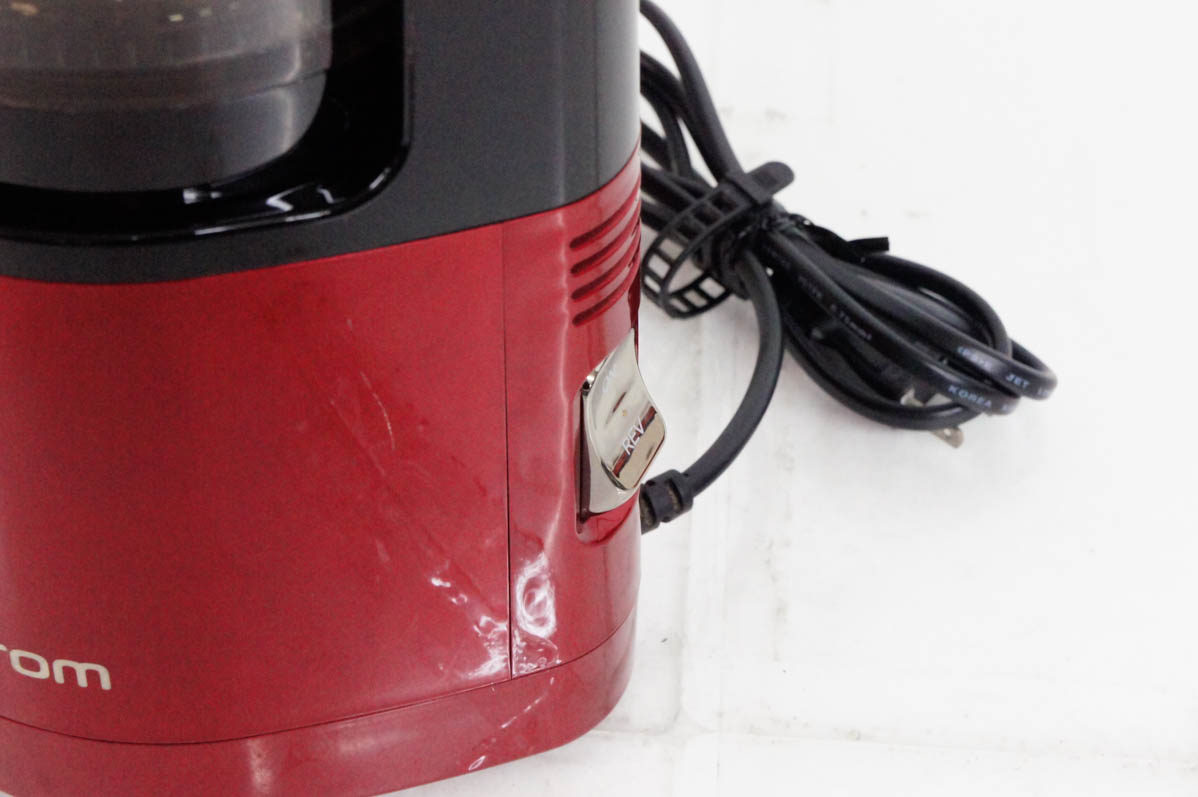 中古 HUROMヒューロム スロージューサー H24-FR17 フェラーリレッド