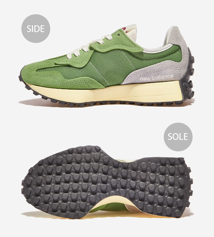 New Balance（ニューバランス） スニーカー U327WRD GREEN WHITE GRAY