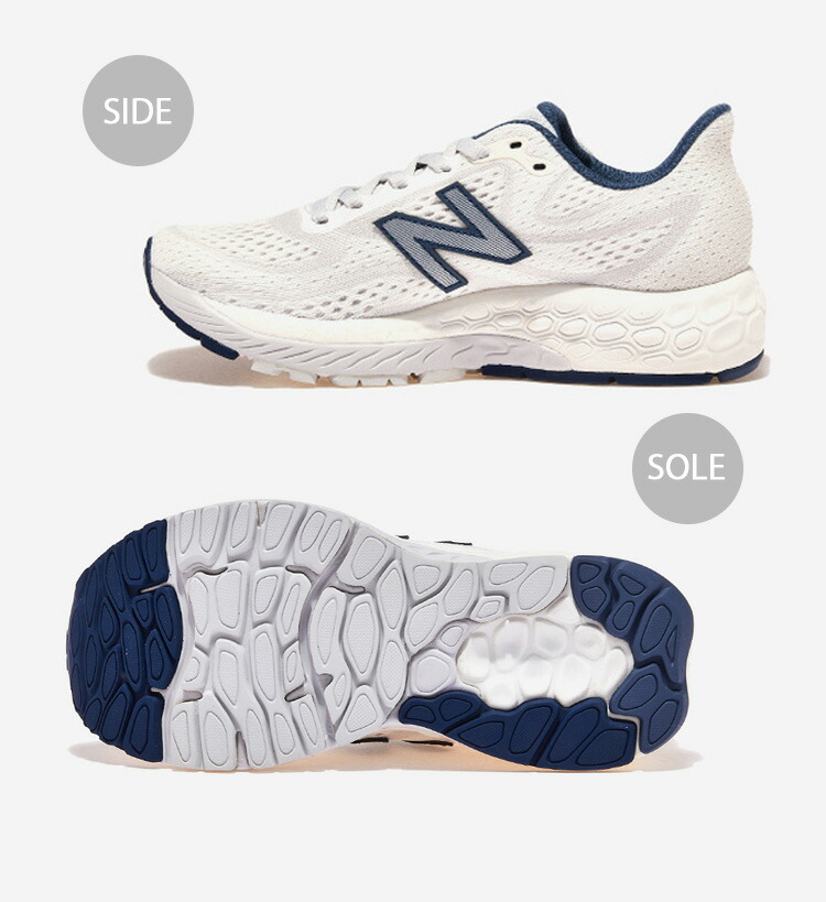 New Balance（ニューバランス） スニーカー W880S13 WHITE NAVY