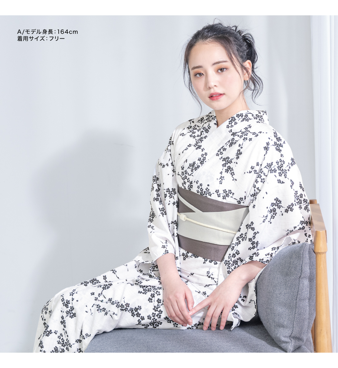 浴衣 セット レディース 大人 兵児帯 夏 2点セット 浴衣セット 半幅帯