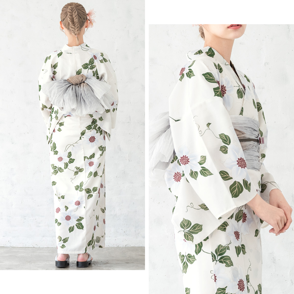 SOUBIEN（創美苑） 浴衣 レディース セット 浴衣セット 兵児帯 大人 3