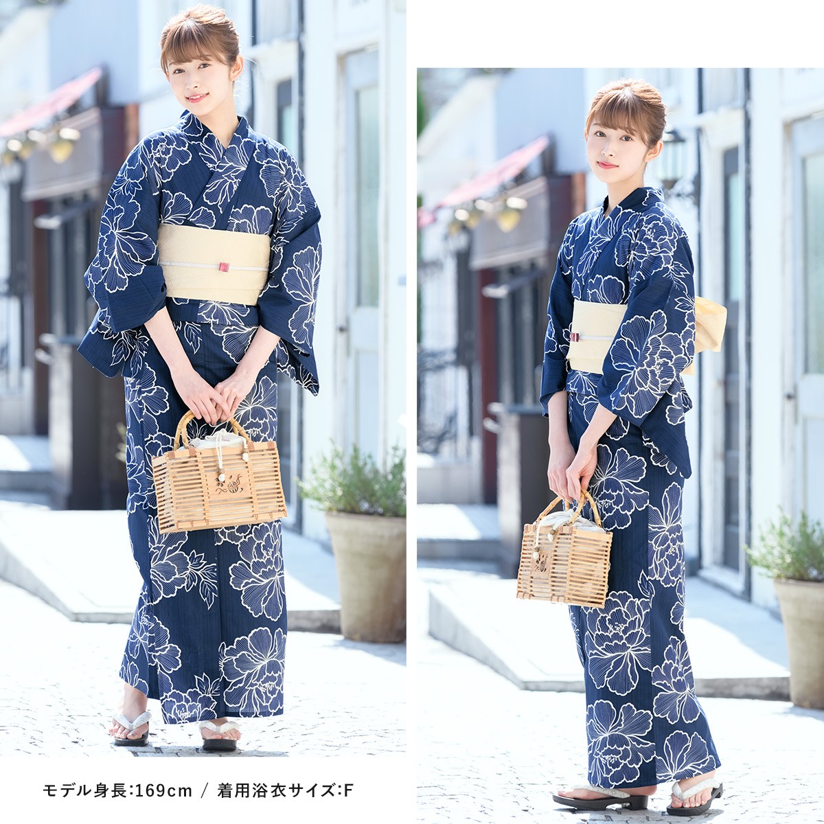 Retro（VIADOAN） 浴衣 レディース セット レトロ 作り帯 浴衣セット