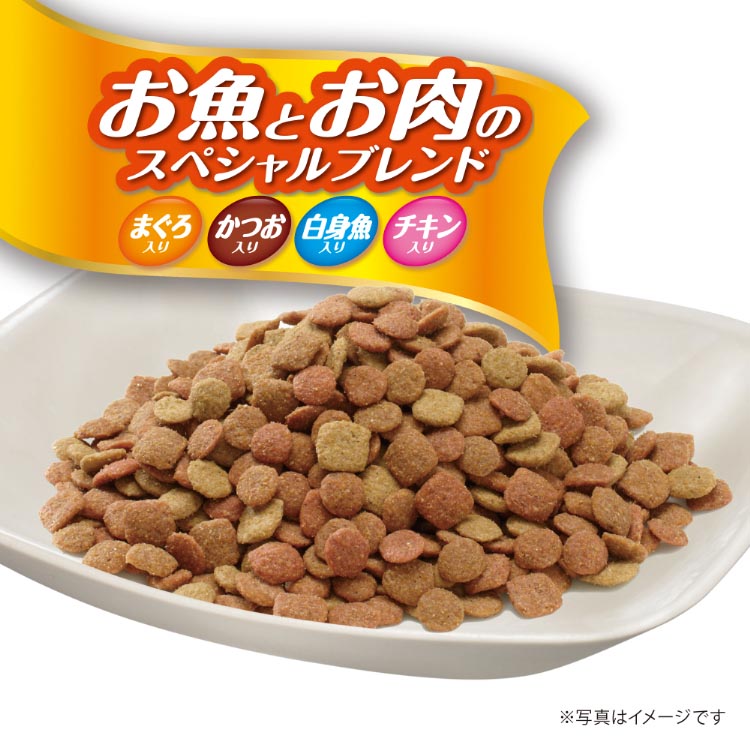 ねこ元気 複数ねこ用 お魚とお肉のスペシャルブレンド ( 3kg