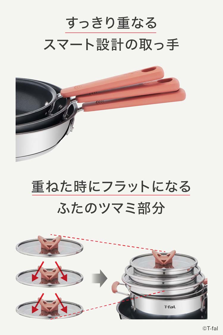 ティファール オプティスペースIH ステンレス ソースパン 16cm G72822