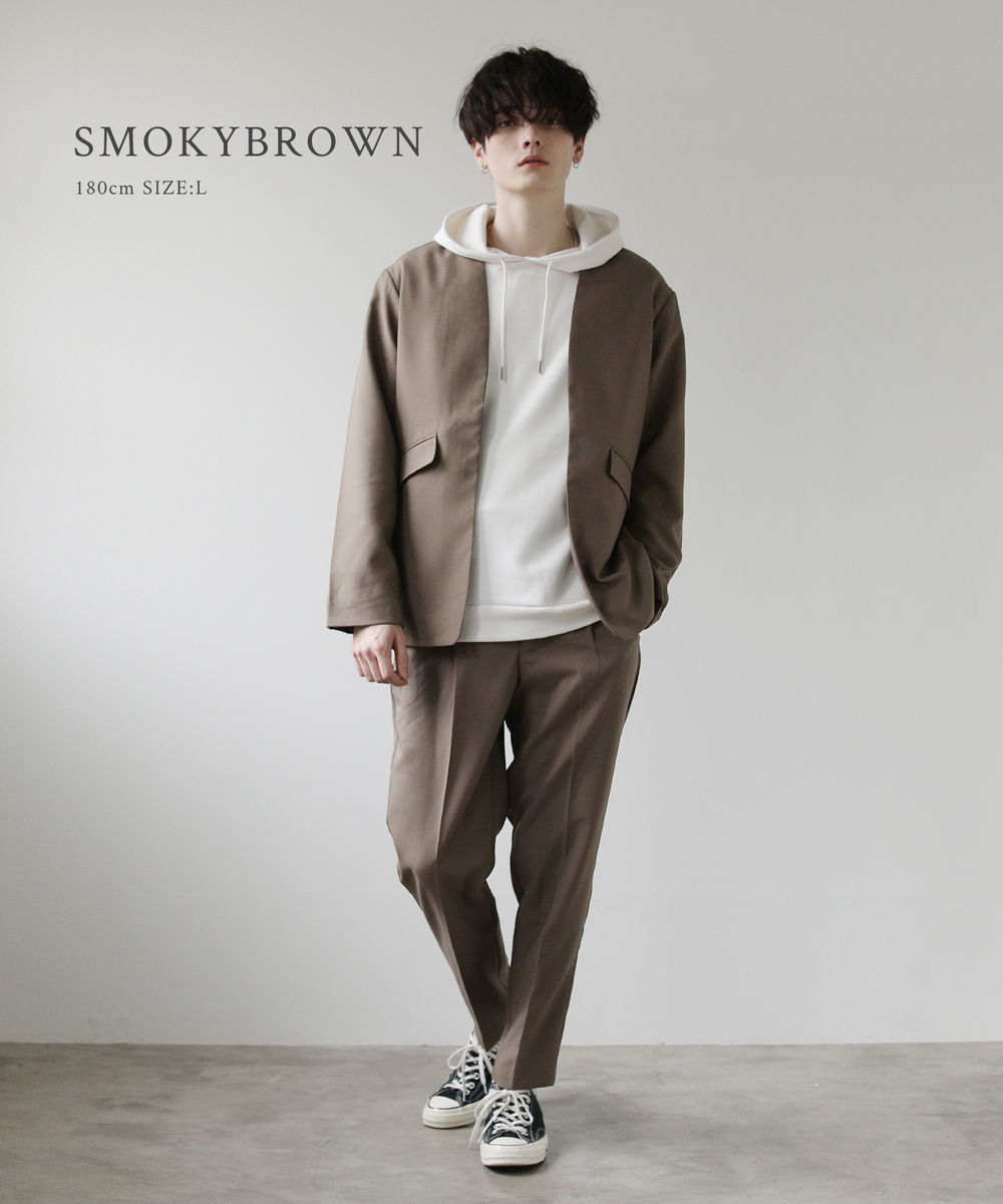 セットアップ メンズ TR ジャケット パンツ ワイドパンツ 2点セット