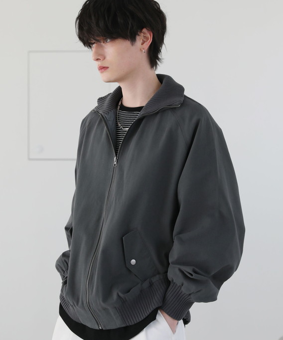 ブルゾン ジャケット アウター メンズ ファッション ハイネック