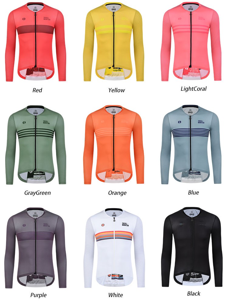 Monton［モントン］男性用長袖サイクルジャージ［ロングスリーブ