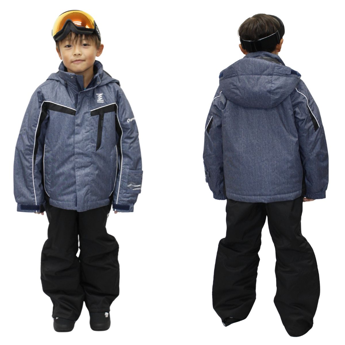 ジュニア スキーウェア 上下セット サイドオープンパンツ仕様 子供用