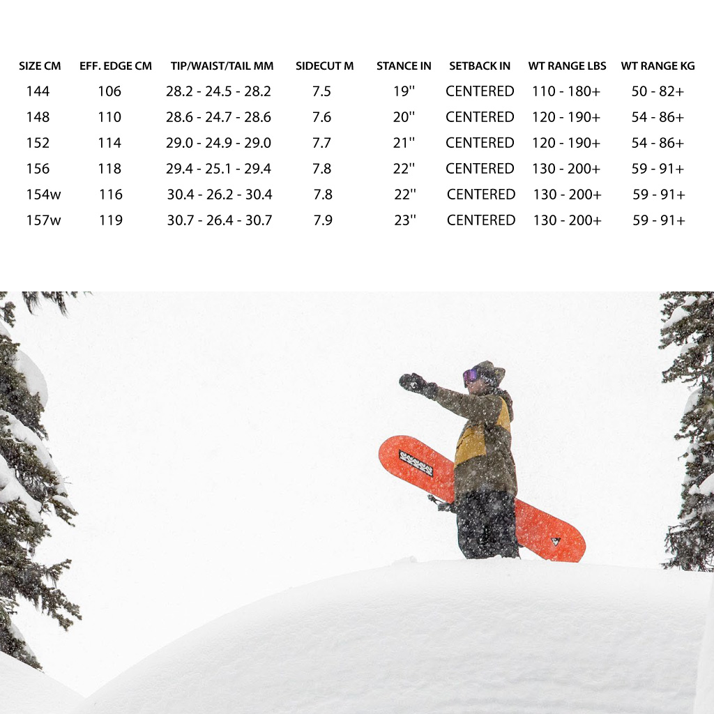 スノーボード 板 メンズ レディース KRAFT TAHOE クラフト 22-23