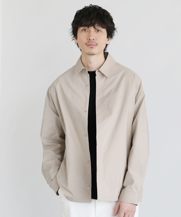 シャツジャケット ジャケット ブルゾン メンズ 長袖 レギュラーカラー