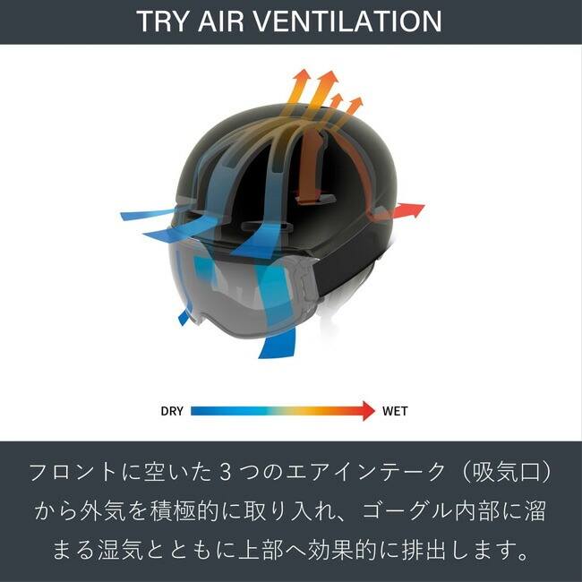 ヘルメット スノー DICE ダイス FIDLOCK メンズ レディース ダイアル式