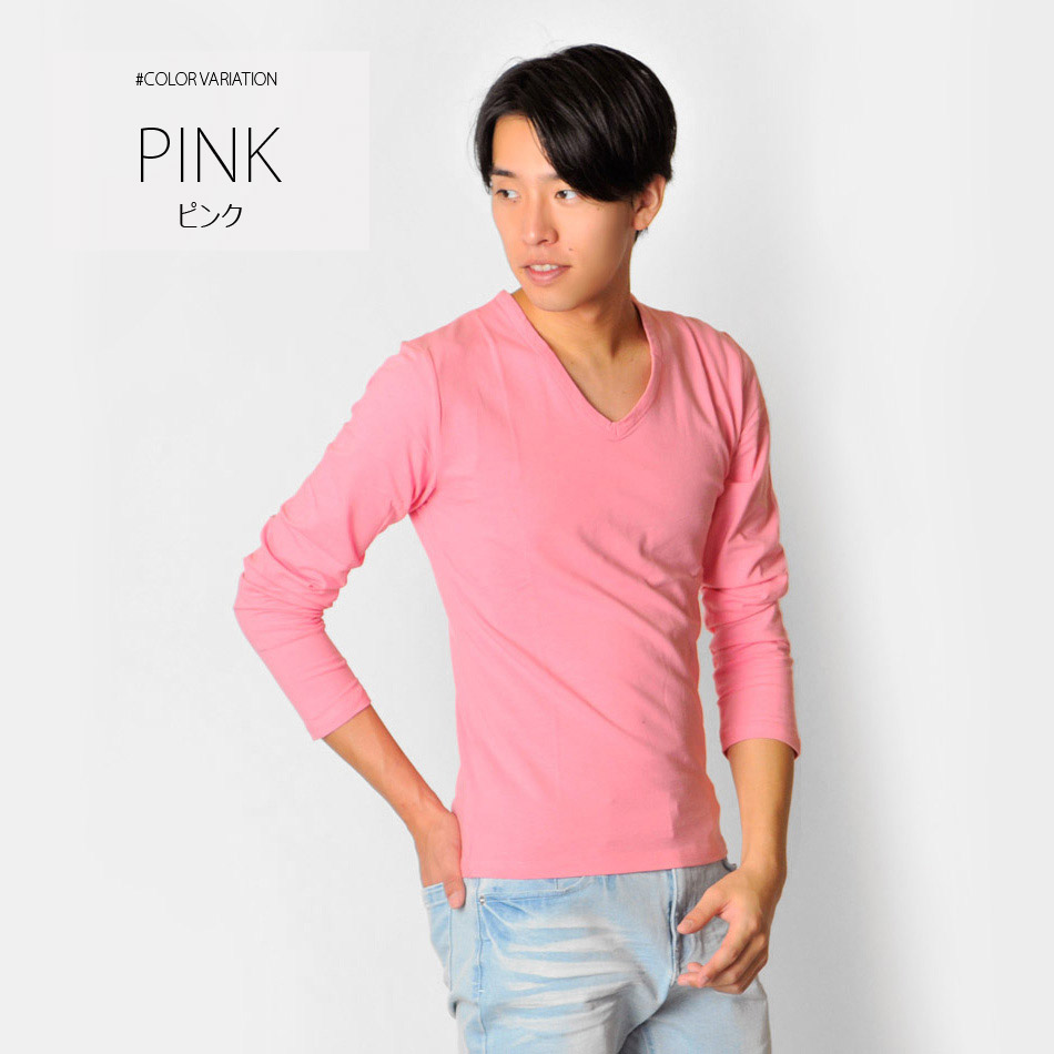 EVOLUTION（エボリューション） カットソー Tシャツ 長袖 メンズ V