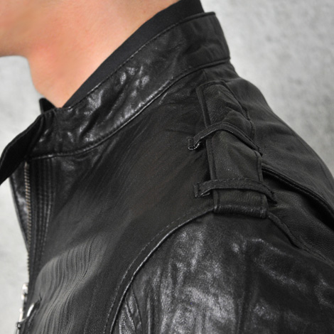 レザージャケット メンズ 本革 ラムレザー 羊革 ブラック 黒 M L XL 2L