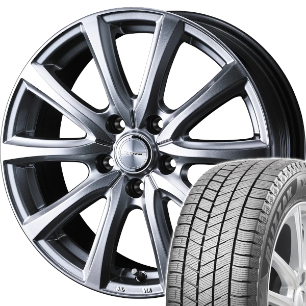 スタッドレスセット プリウスα 40系 全グレード ブリザック VRX3 205