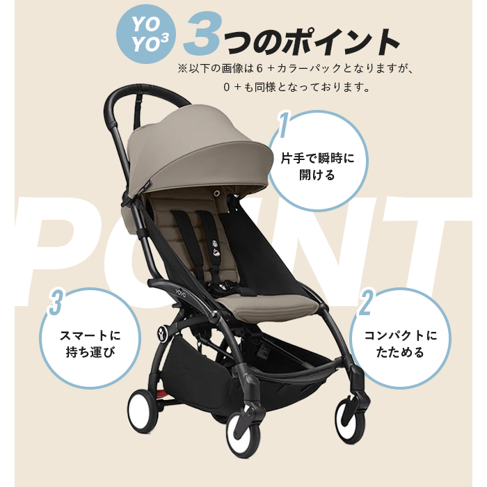 YOYO 0+ 6+ ヨーヨー ベビーカー 新生児 ストッケ YOYO3 フレーム ab型
