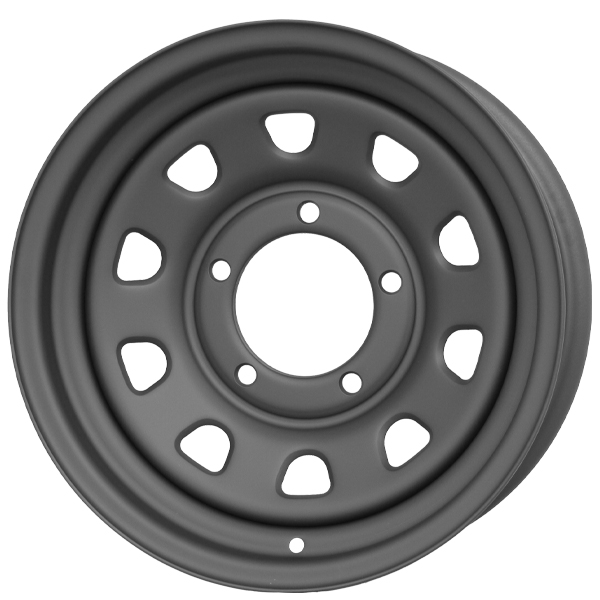 DAYTONA'S マットブラック デイトナ 15インチ 6.0J 5穴139.7 ±00