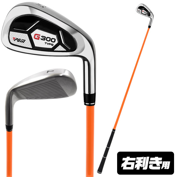 ゴルフ 練習用 アイアン しなるシャフト ( 右利き用/左利き用 から選択