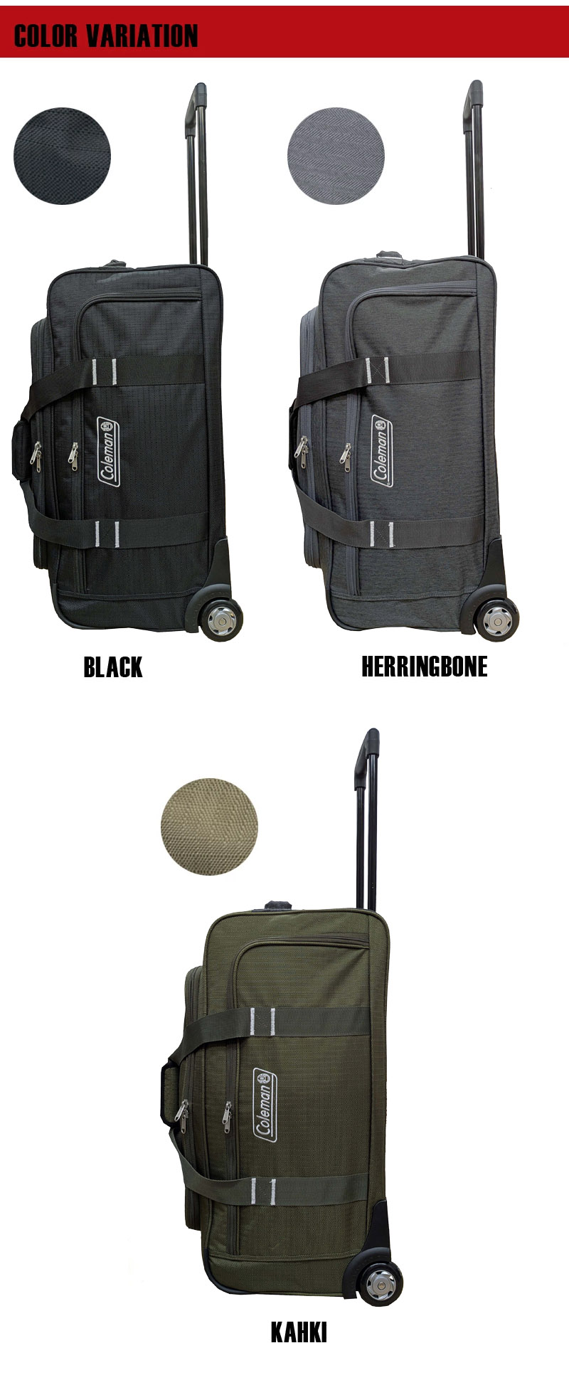 送料無料 正規品 ネルフ Coleman コールマン 3WAYボストンキャリー 70L
