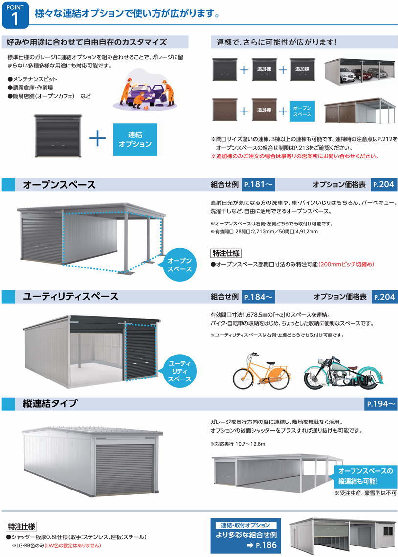 ヨドコウ ヨドガレージ VGC-3362H+VKC-2862H 背高Hタイプ 一般型 基本