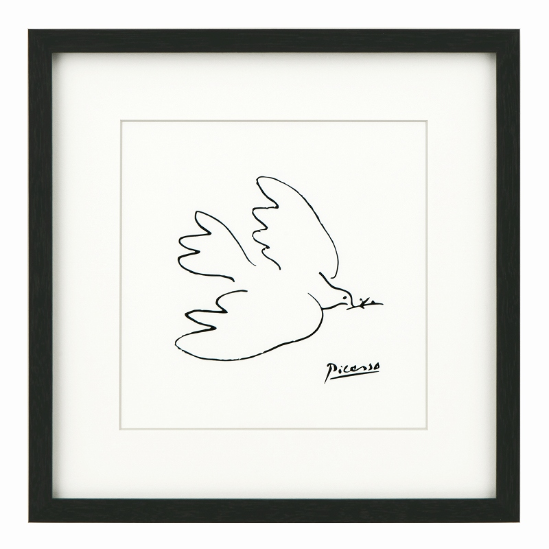 フレーム付き絵画 33 パブロ・ピカソ m1 動物 ポスター 絵 インテリア
