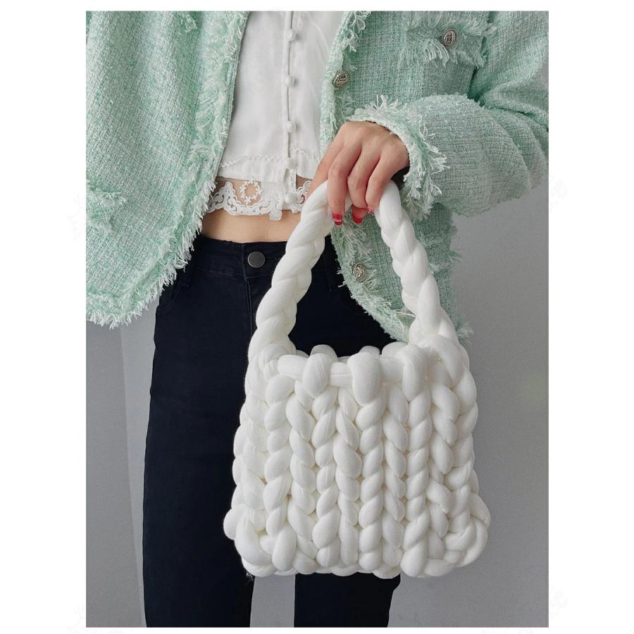 スーパーPayPay チャンキーニット バッグ レディース 手作り