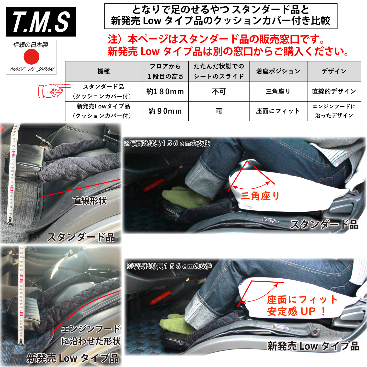 T&M STYLE ハイエース200系 S-GL1型~8型対応 助手席 フットレスト