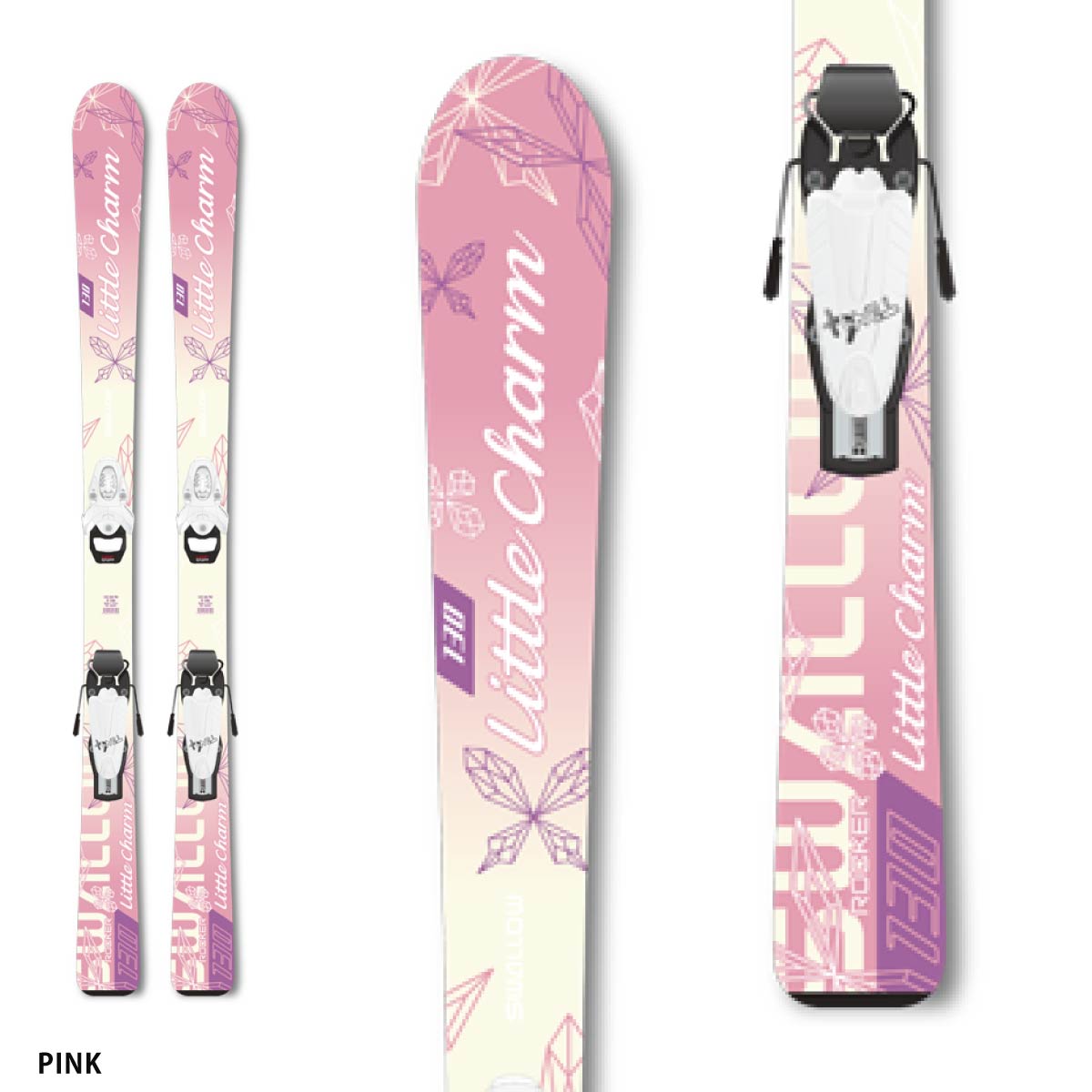 SWALLOW スワロー スキー板 キッズ ジュニア＜2025＞LITTLE CHARM