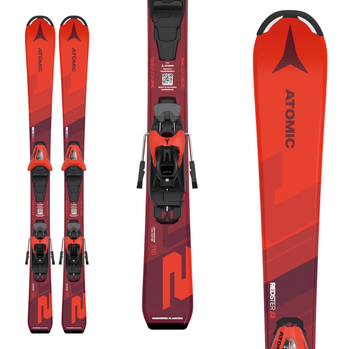 ATOMIC（アトミック） スキー板 キッズ ジュニア 2025 REDSTER J2 100