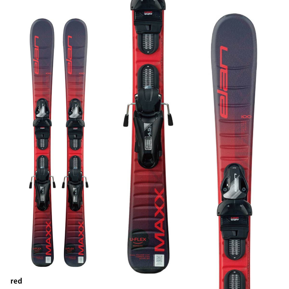 elan（エラン） スキー板 キッズ ジュニア 2026 MAXX RED JR SHIFT +