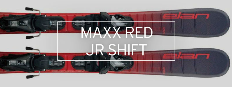 elan（エラン） スキー板 キッズ ジュニア 2026 MAXX RED JR SHIFT +