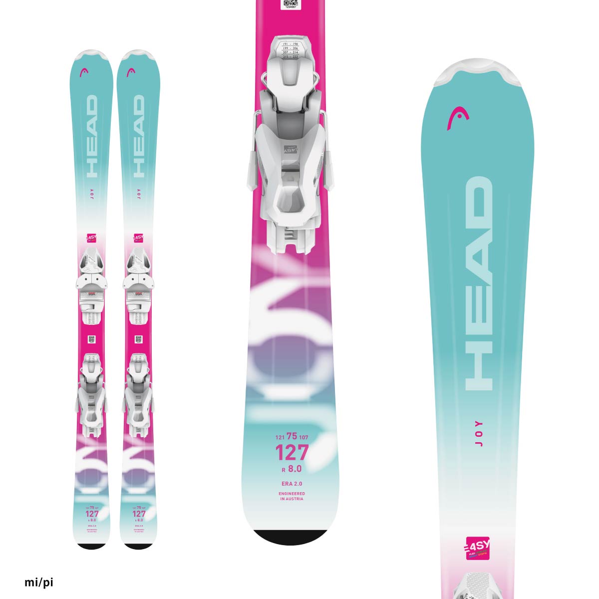 HEAD（ヘッド） スキー板 キッズ ジュニア 2025 JOY EASY JRS + JRS