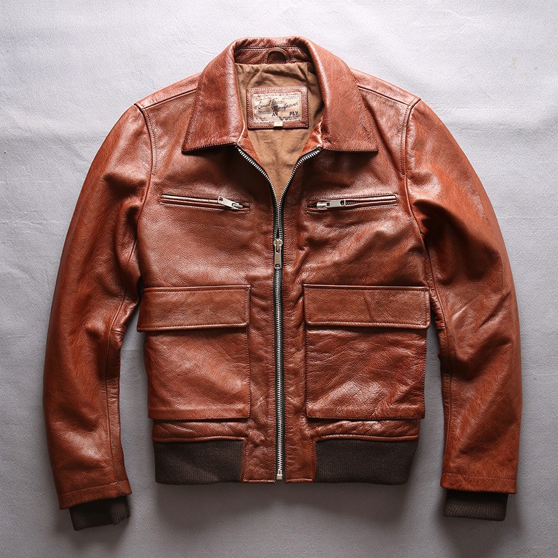 A2フライトジャケット 本革ジャケット ライダースジャケット アメリカ