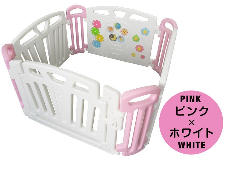 8日+5% ベビーサークル 4枚セット 軽量 ドア付 赤ちゃん ベビー