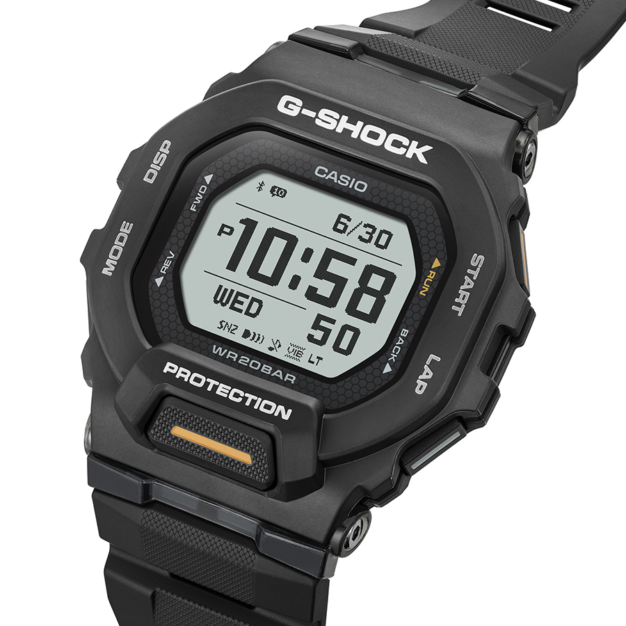 G-SHOCK G-SQUAD ポジティブ表示 MIP液晶 GBD-200-1A1JF メンズ 腕時計