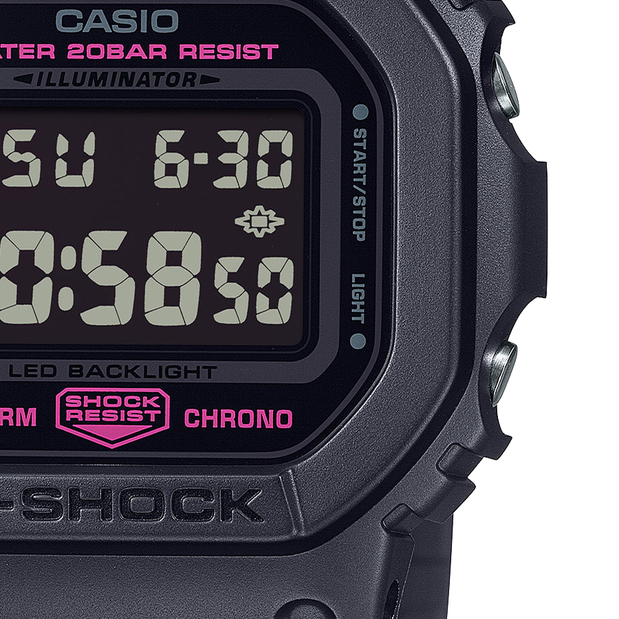 G-SHOCK ピンクリボン活動支援モデル DW-5600PK-1JR メンズ 腕時計