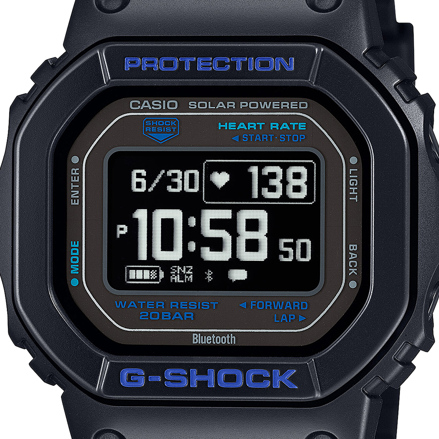 G-SHOCK G-SQUAD 心拍計測 血中酸素レベル計測 DW-H5600-1A2JR メンズ