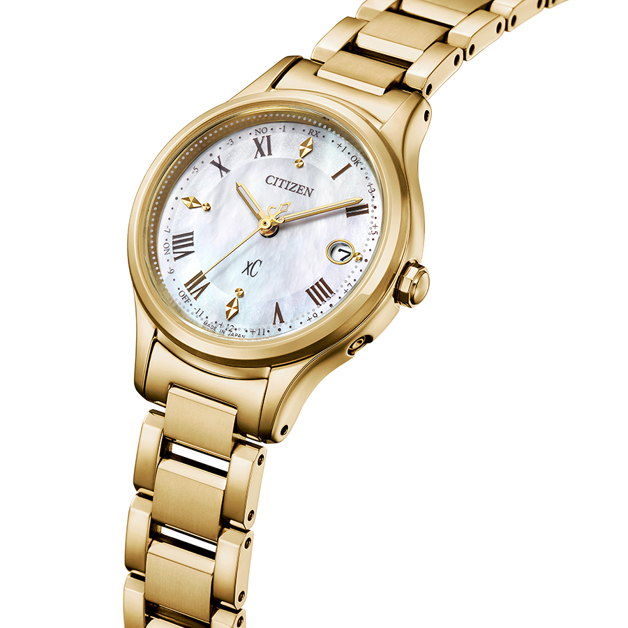 XC シチズン クロスシー ヒカリコレクション 白蝶貝ダイヤル ES9492