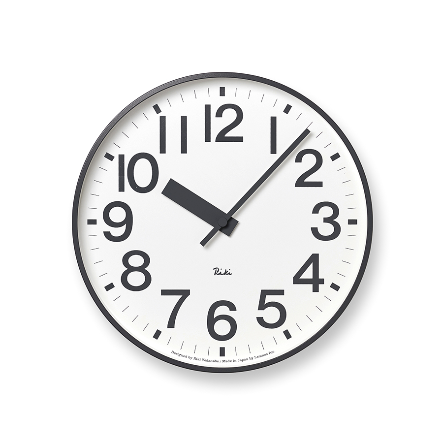 Lemnos（レムノス） リキ パブリック クロック 掛け時計 クオーツ 電池