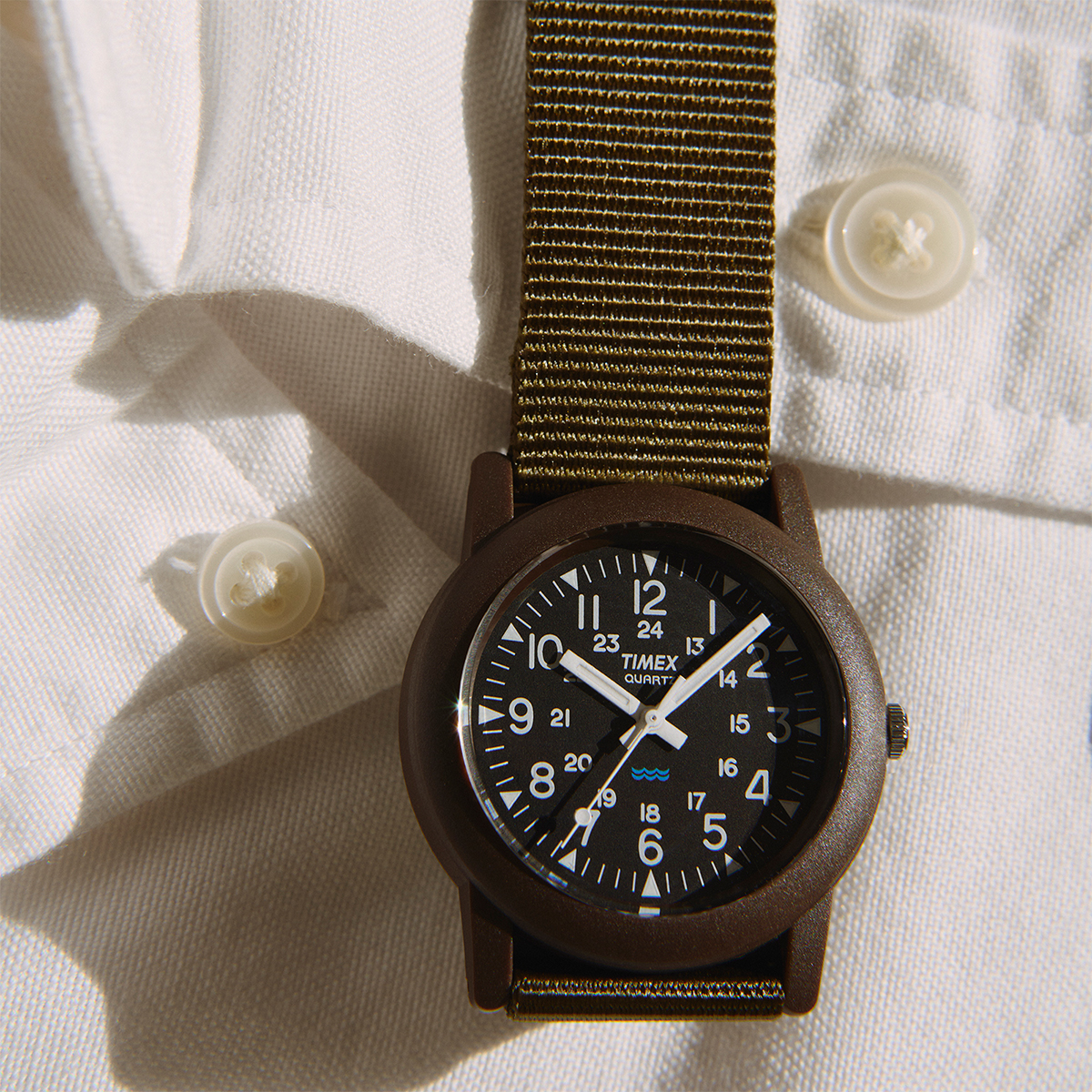 TIMEX（タイメックス） キャンパー 34mm 復刻モデル チビミリ オリーブ