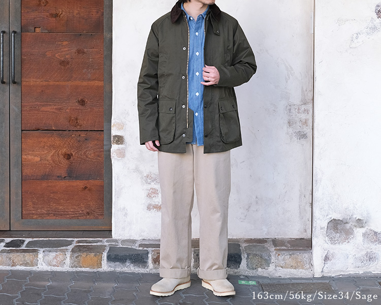 Barbour（バブアー） SL BEDALE CASUAL ビデイル スリムフィット