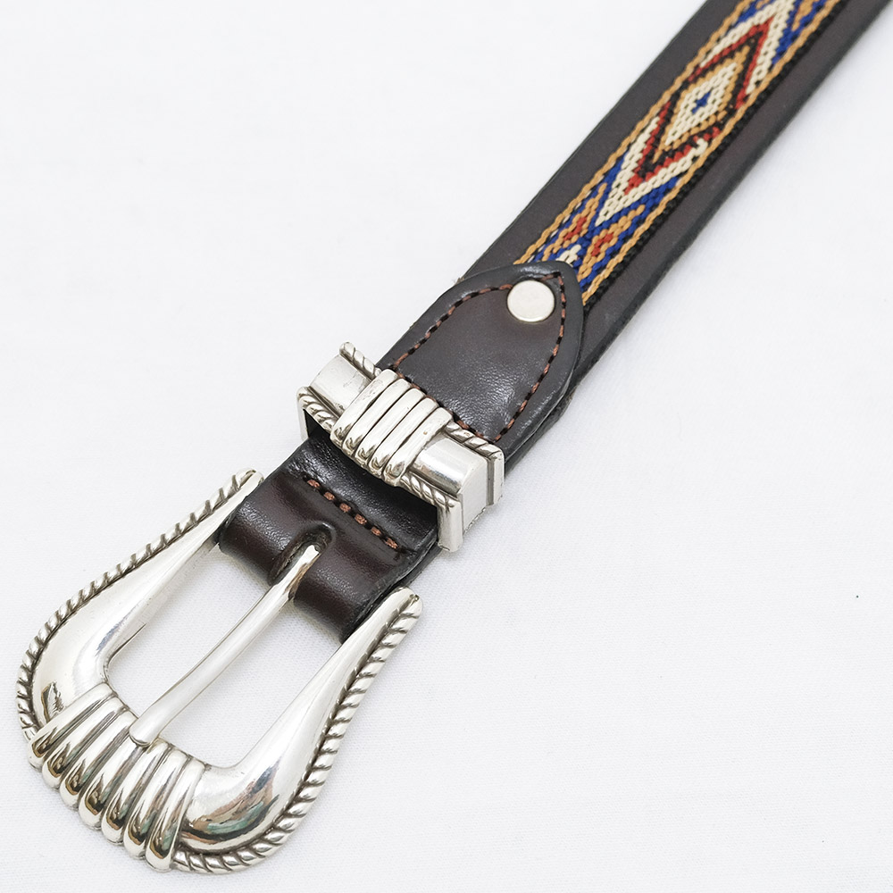 TORY LEATHER（トリーレザー） Native Webbing & Spiral Pattern End