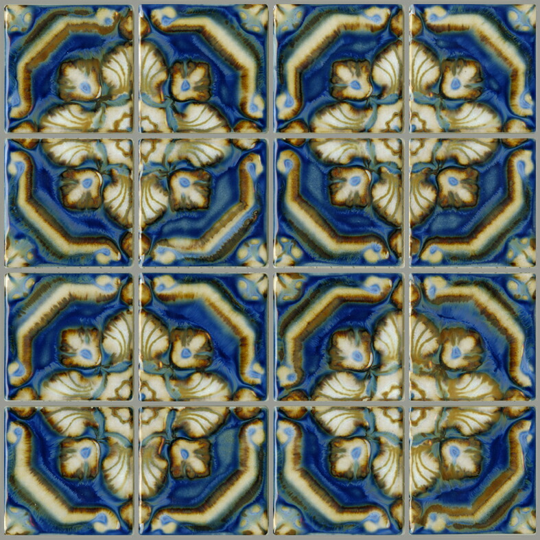 マジョリカ タイル マジョルカ アンティーク モザイクタイル シート 75