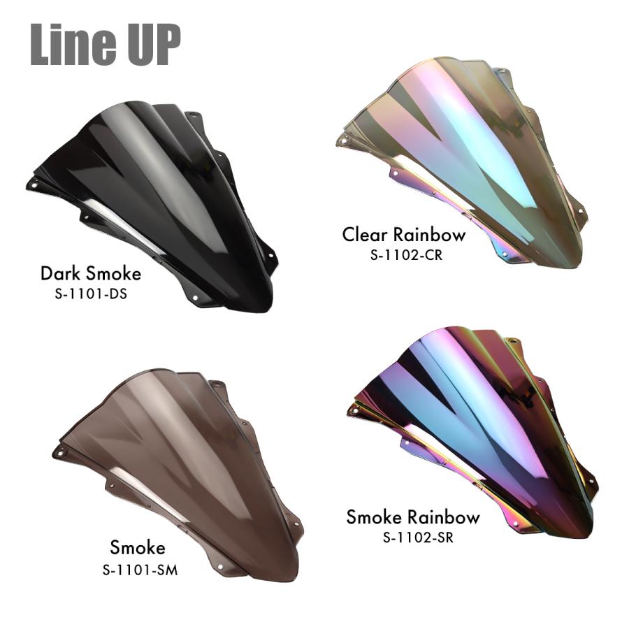 Ninja ZX-25R ZX-4R ダブルバブル レーシングスクリーン クリア