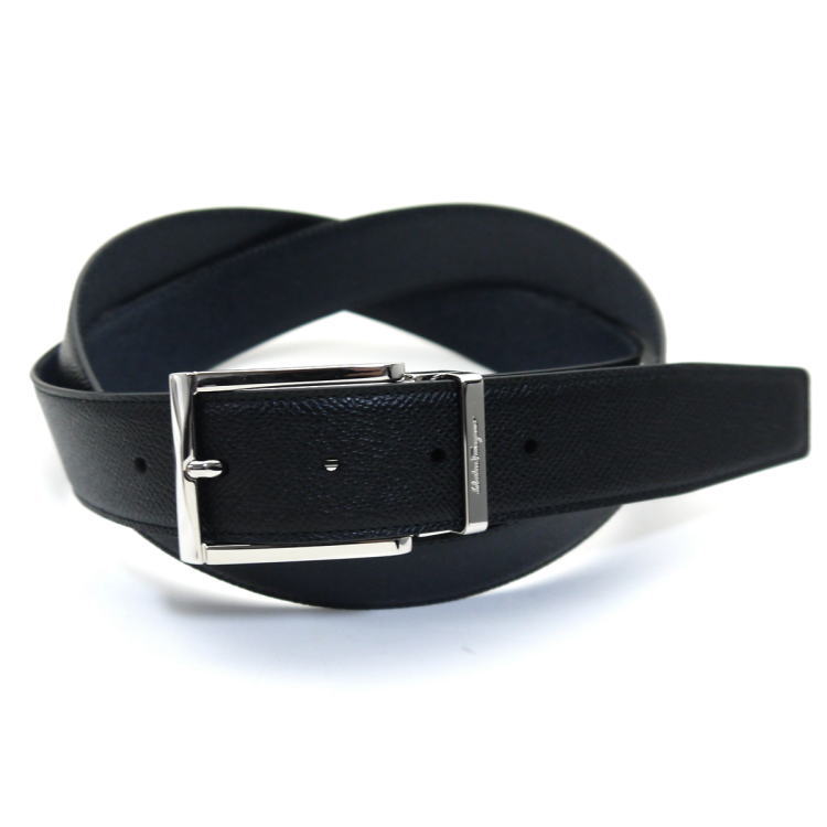 FERRAGAMO（フェラガモ） ベルト メンズリバーシブル 67-9497 ブラック