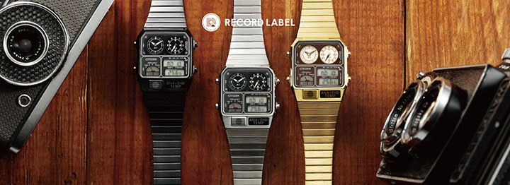 RECORD LABEL シチズン レコードレーベル CHARI＆CO アナデジテンプ