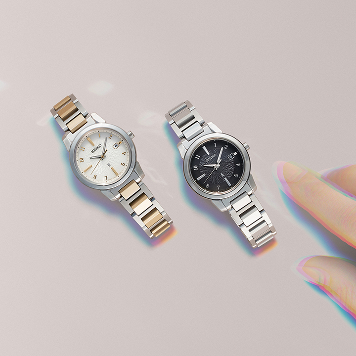 セイコー ルキア ソーラー電波 アイコレクション 腕時計 チタン