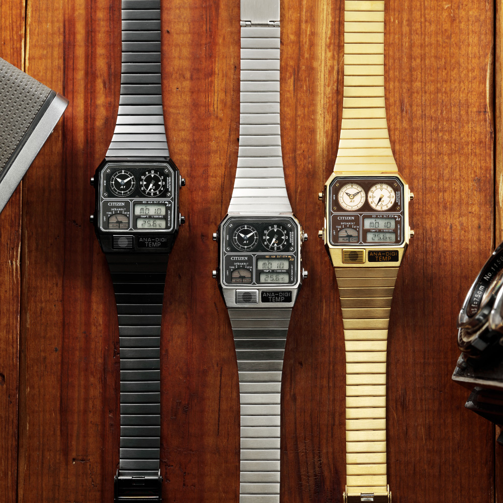 RECORD LABEL シチズン アナデジテンプ レコードレーベル CITIZEN ANA