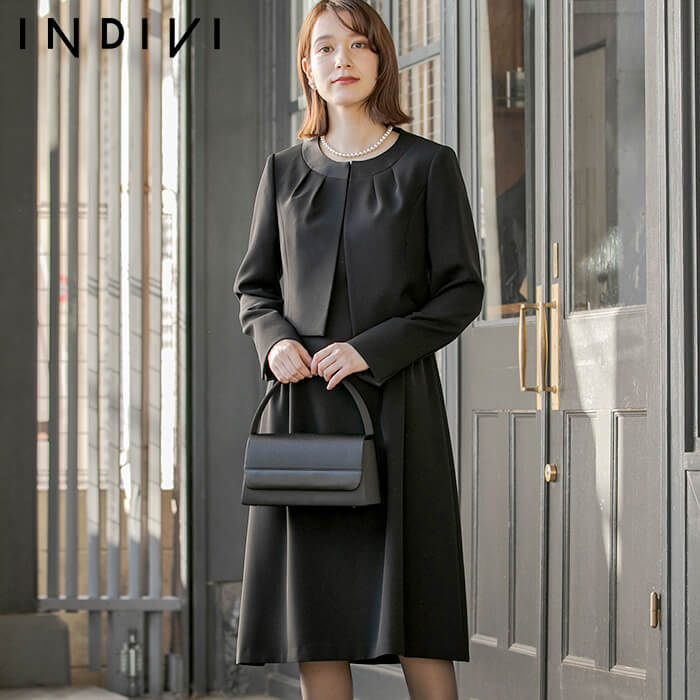 INDIVI（インディヴィ） 喪服 レディース ブラックフォーマル 東京