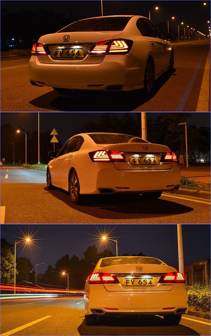 アコード CR5CR6 LED テールランプ 流れる ウインカー スモーク レッド