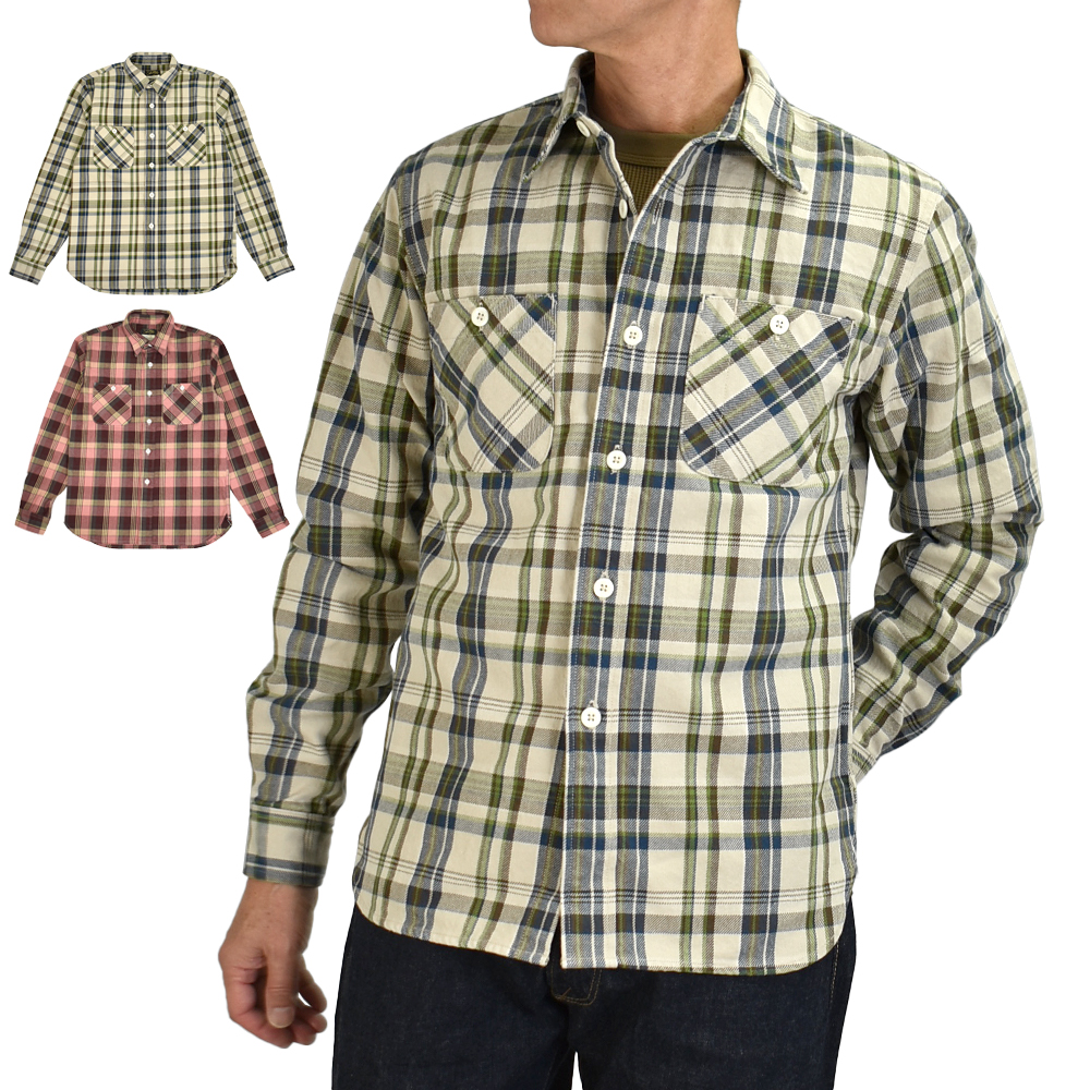 コリンボ COLIMBO ネルシャツ CROW DOG FLANNEL SHIRT クロゥドッグ